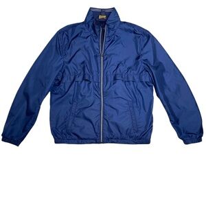Brooks Brothers Blue Wind Breaker Size Large